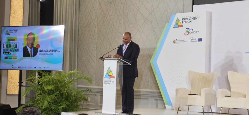 Senator the Honourable Christopher Sinclair, Senior Minister of Foreign Affairs and Foreign Trade of Barbados