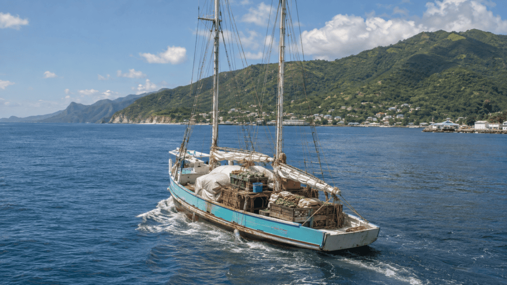 Caribbean schooner